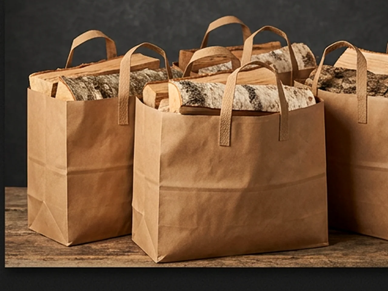 Дрова в мешках 30 л в Константинове